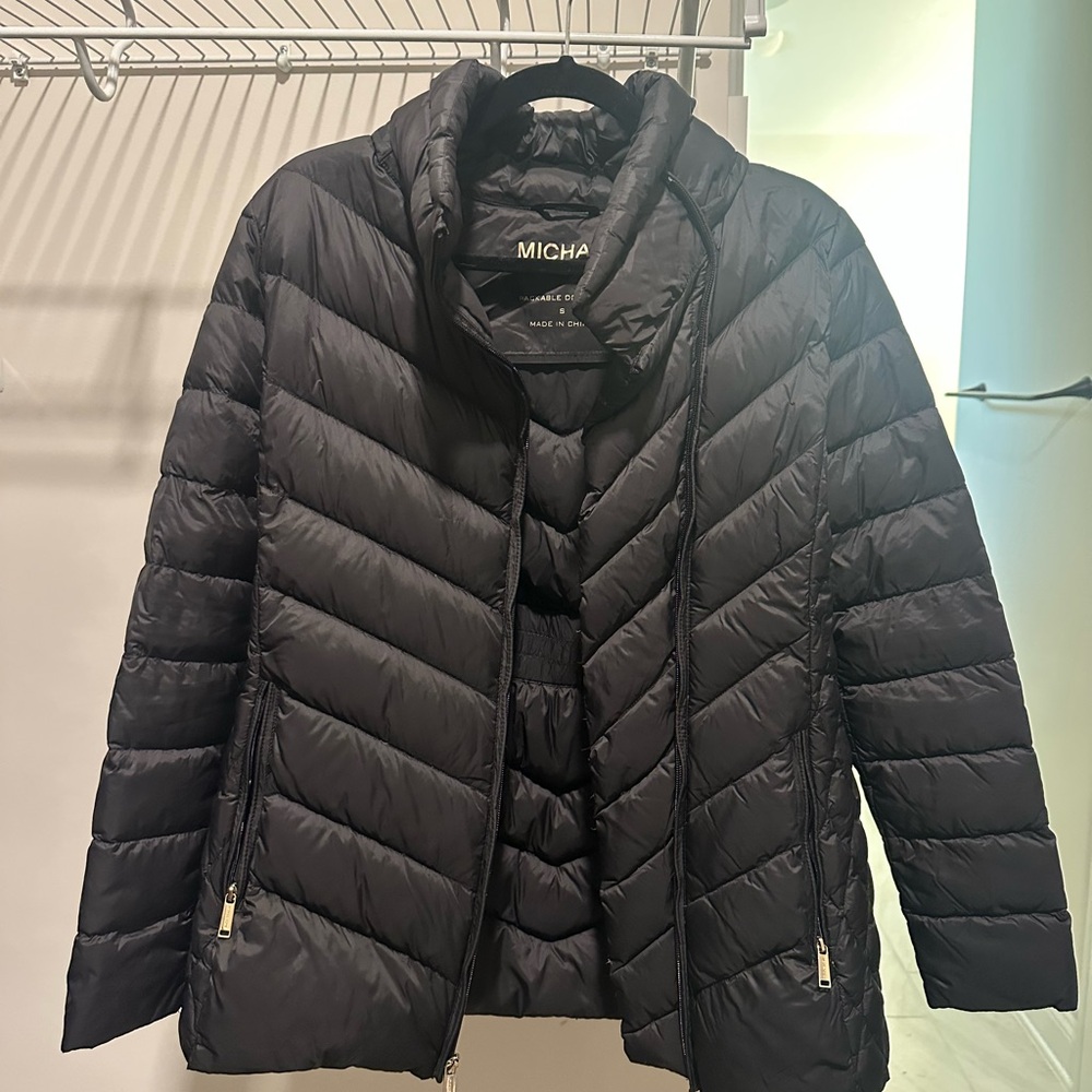 Michael Kors Quilted Black Puffer Jacket